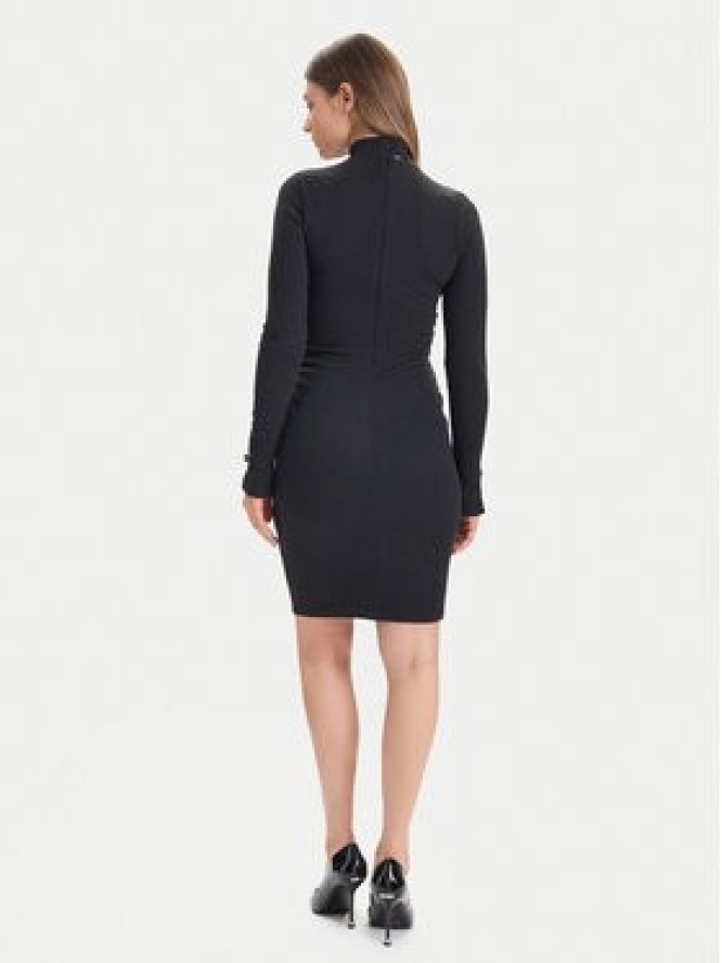 Guess Sukienka koktajlowa W5BK30 K0602 Czarny Regular Fit