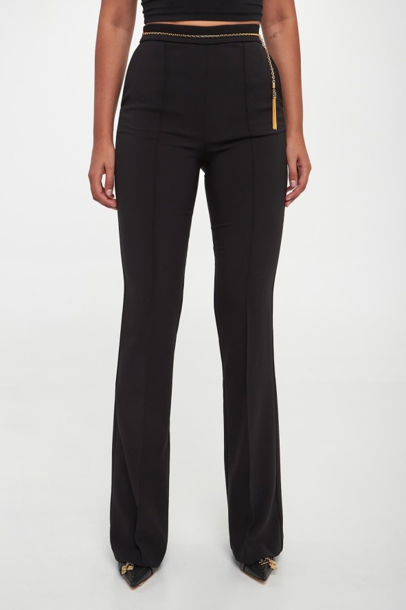 Spodnie damskie z krepy ELISABETTA FRANCHI