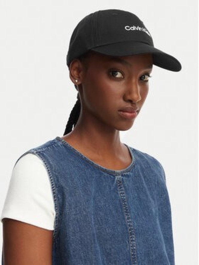Calvin Klein Czapka z daszkiem Logo Embroidery Baseball Cap LV04F5003G Czarny