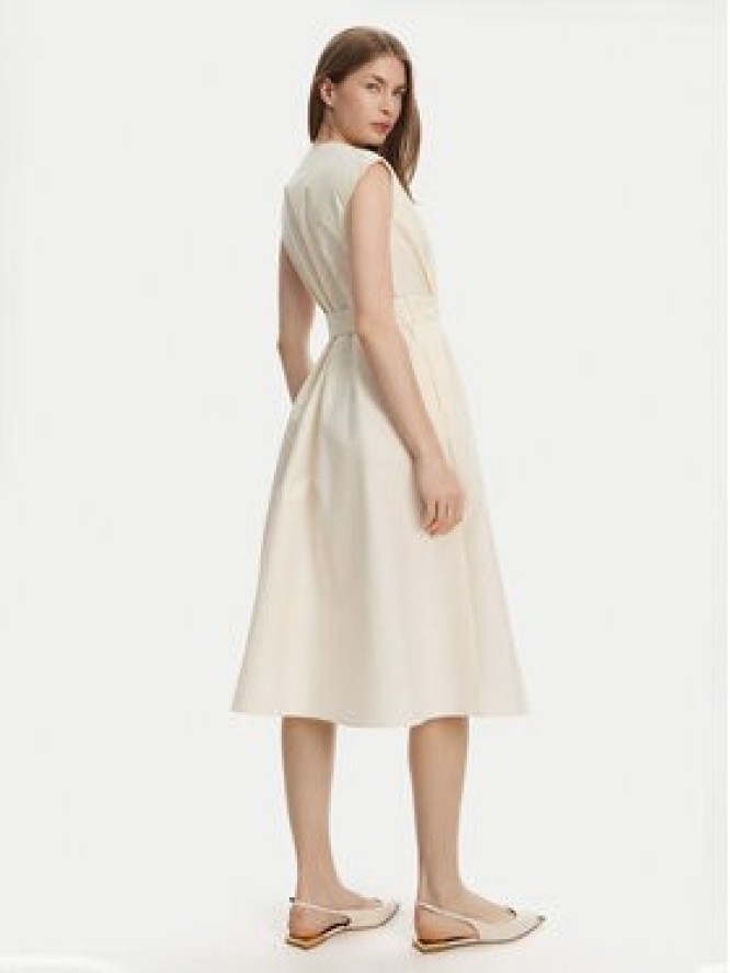 Marella Sukienka codzienna Ossola 2513221172 Écru Regular Fit