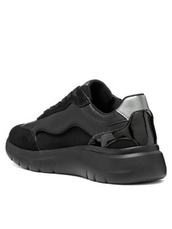 Geox Sneakersy D Plummery D65YNA 5422 C9999 Czarny