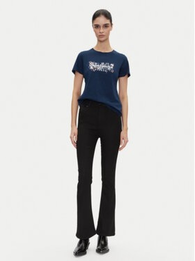 Pepe Jeans T-Shirt Rosalind PL506034 Granatowy Regular Fit
