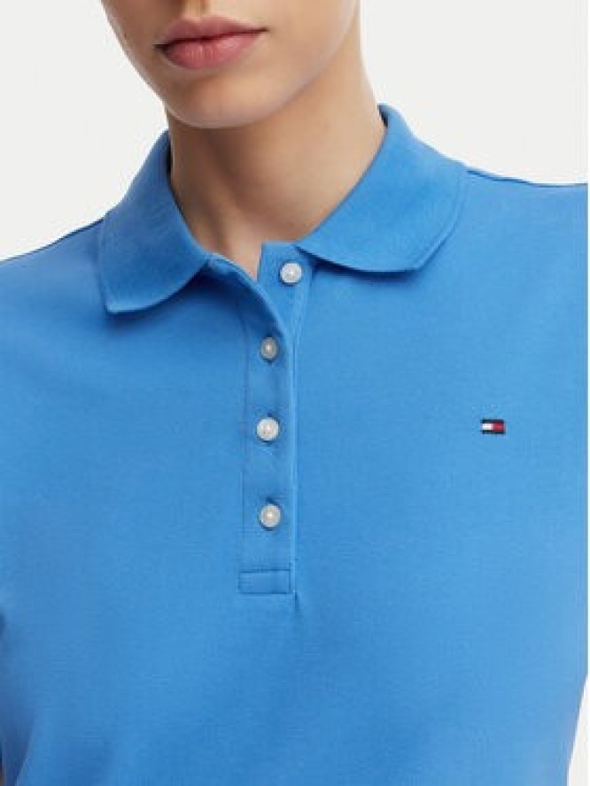 Tommy Hilfiger Polo 1985 WW0WW43224 Niebieski Regular Fit
