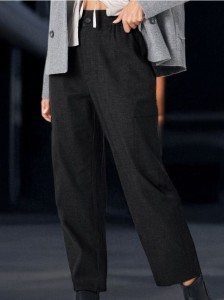 Spodnie carrot - czarny