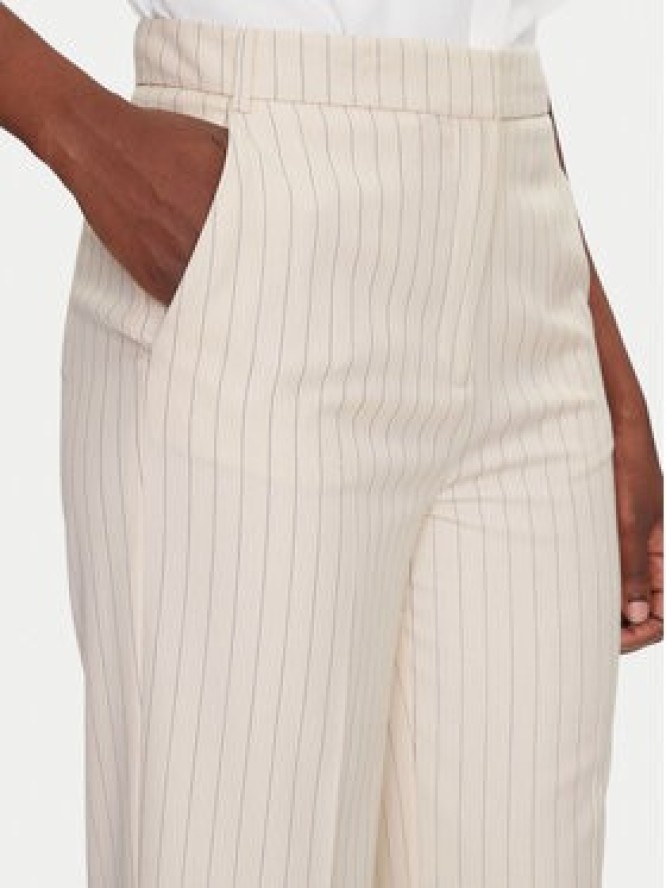 Morgan Spodnie materiałowe 251-PVIVI.F M Écru Regular Fit