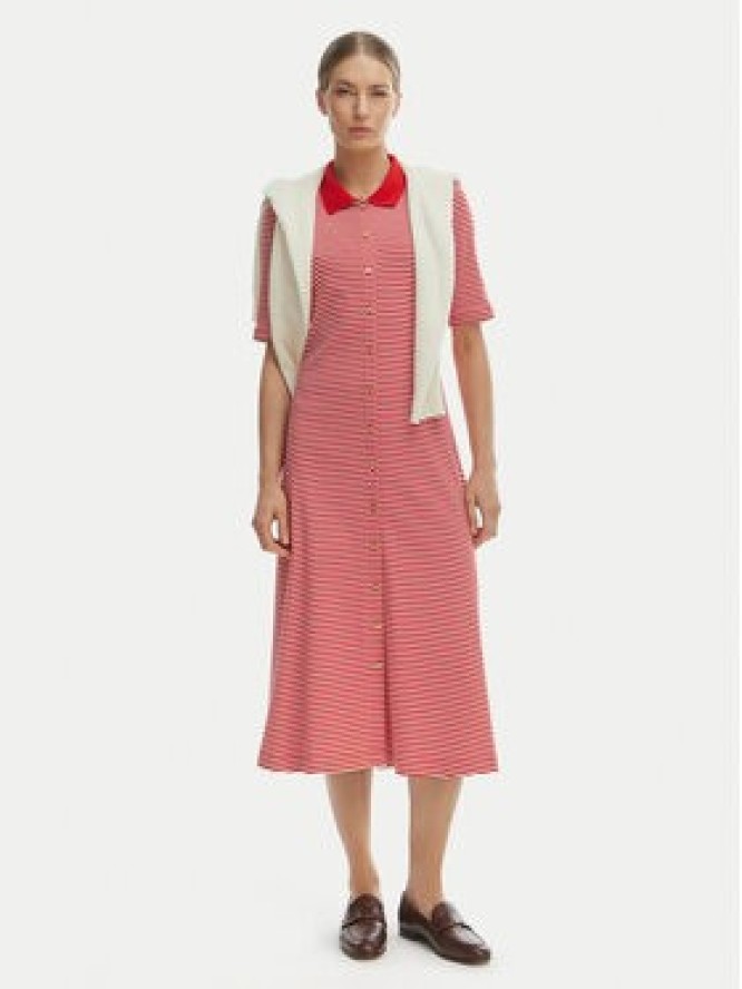 Tommy Hilfiger Sukienka codzienna WW0WW48776 Czerwony Regular Fit