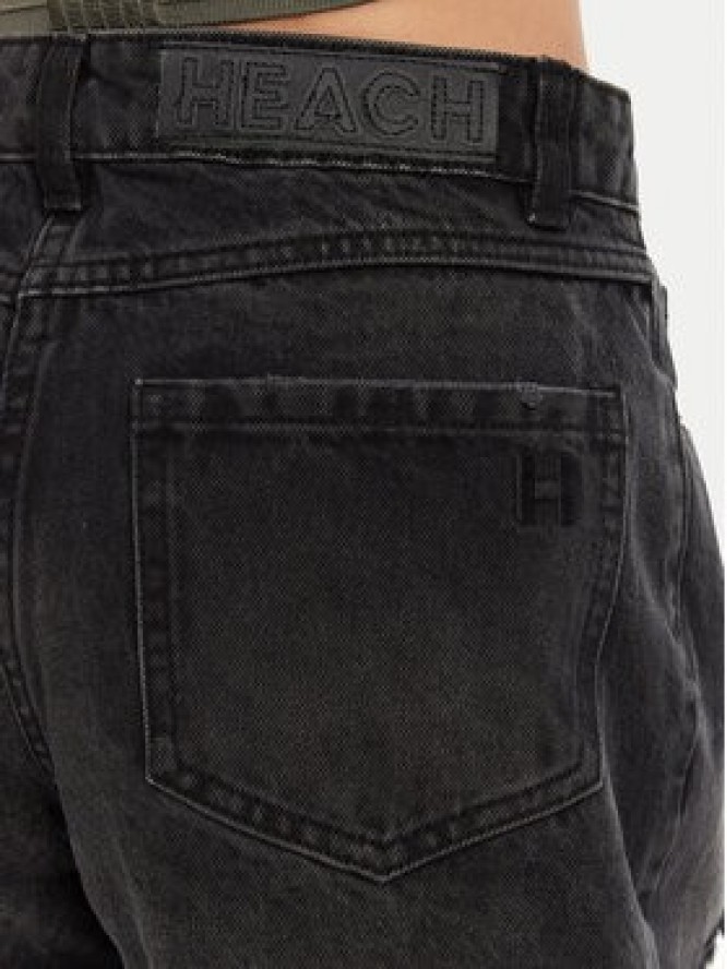 Silvian Heach Szorty jeansowe GPP25123SH Czarny Regular Fit