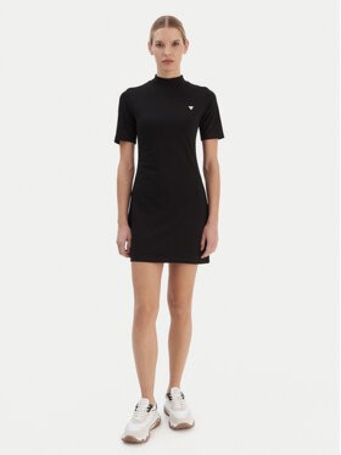 Guess Sukienka codzienna V6RK04 J1314 Czarny Regular Fit