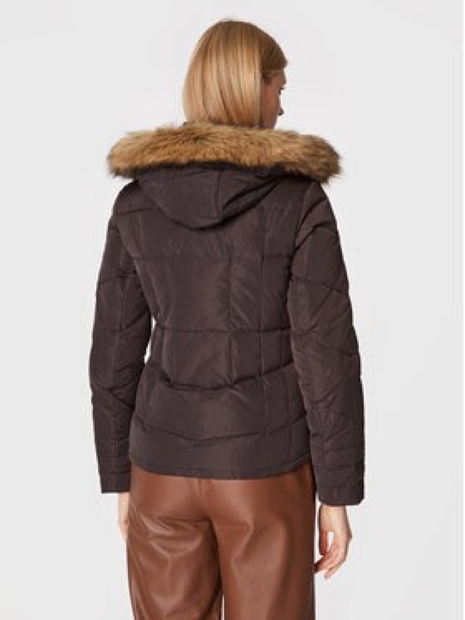 Morgan Kurtka puchowa 222-GITAM Brązowy Regular Fit