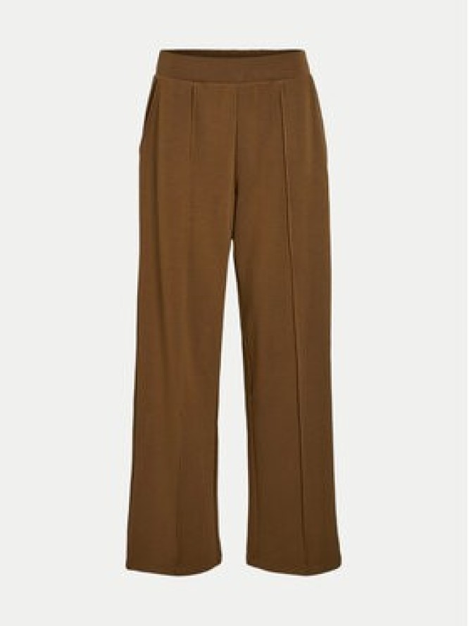 Vila Spodnie materiałowe Reflecti 14098897 Brązowy Wide Leg