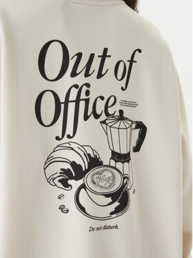 HUGO Bluza Classic 50560782 Beżowy Relaxed Fit