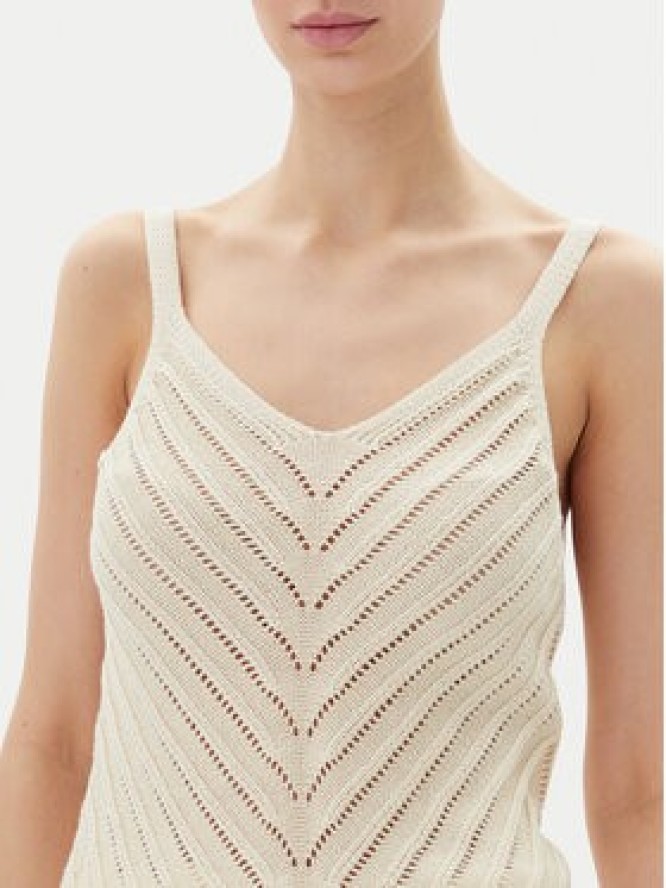 Vero Moda Top Peru 10326463 Beżowy Regular Fit