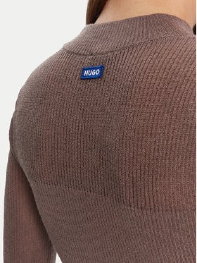 HUGO Sweter Slumy_B 50543045 Beżowy Slim Fit