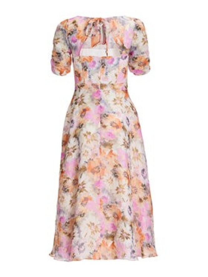 Swing Sukienka koktajlowa 5AJ02300 Kolorowy Regular Fit