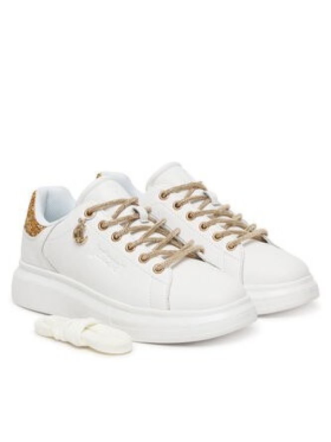 Just Cavalli Sneakersy 80RA3SB1 ZPC03 Biały