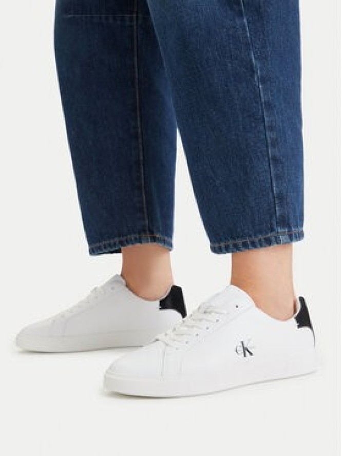 Calvin Klein Sneakersy Low Pro Cups Lth Ml HW0HW03146 Biały