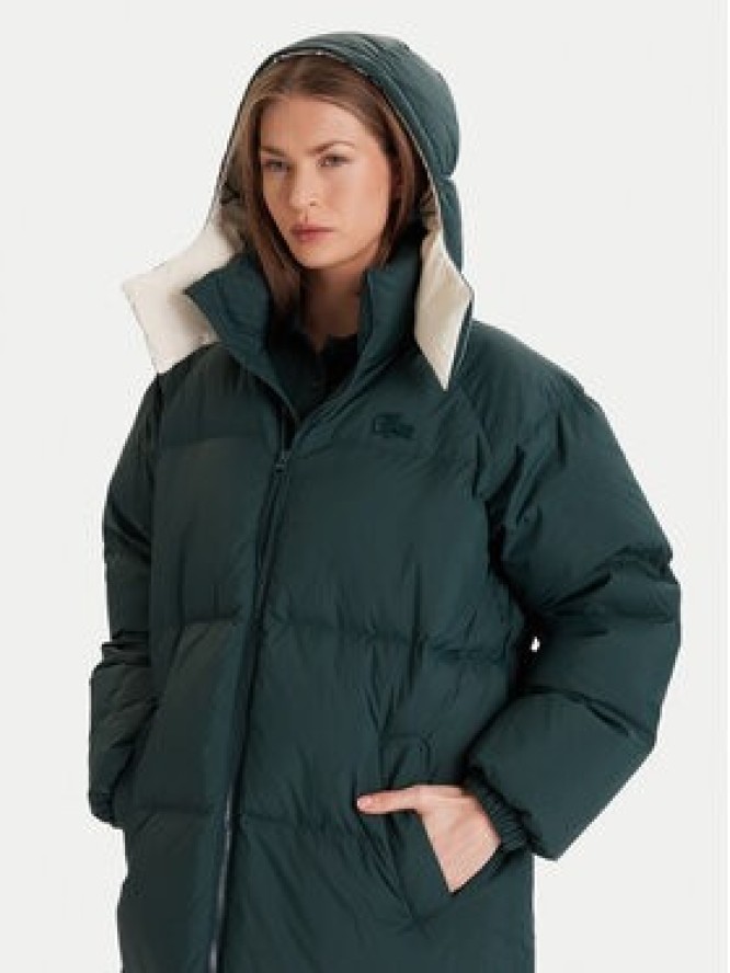 Lacoste Kurtka puchowa BF9001 Zielony Oversize
