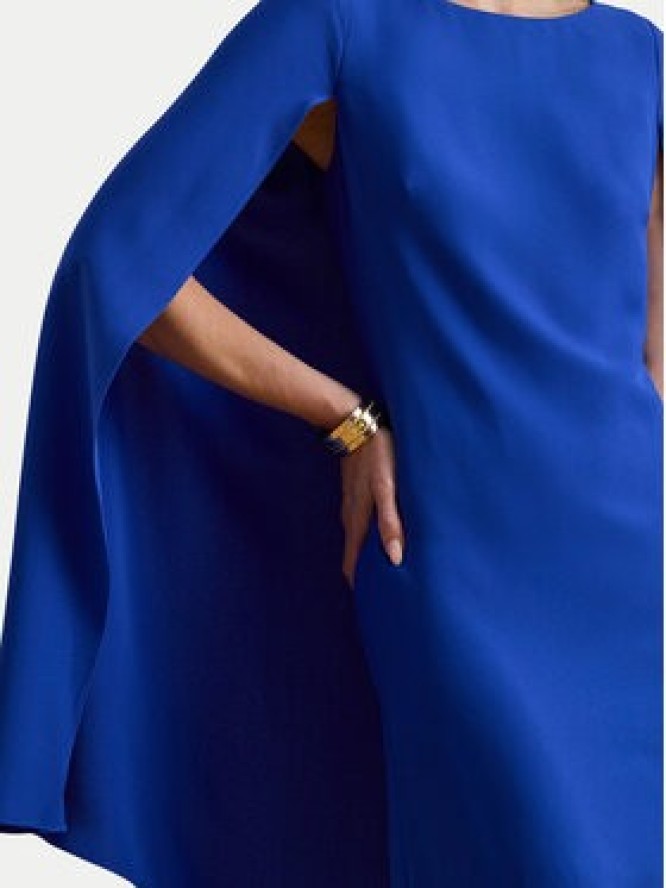 LAUREN RALPH LAUREN Sukienka koktajlowa 253980921006 Niebieski Slim Fit