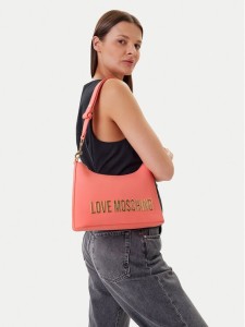 LOVE MOSCHINO Torebka JC4025PP1MKD0464 Koralowy