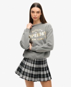 Bluza turystyczna damska Superdry Luxe Metallic