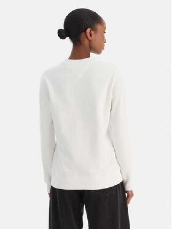 Tommy Jeans Bluza Essential DW0DW21922 Écru Regular Fit