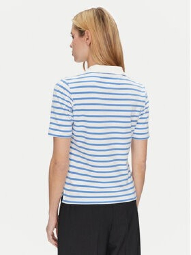 Tommy Hilfiger Polo 1985 WW0WW43224 Błękitny Regular Fit