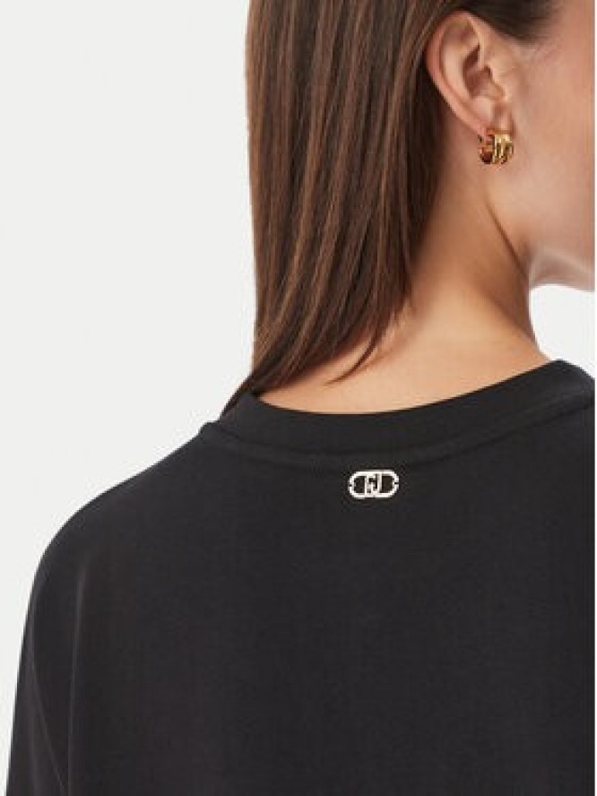Liu Jo Bluza TF6276 F0334 Czarny Relaxed Fit