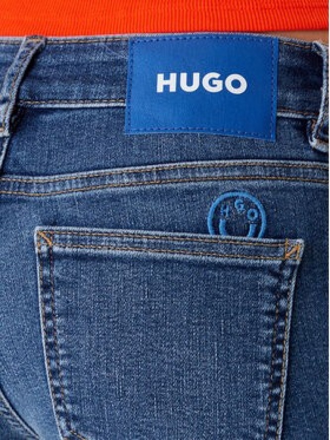 HUGO Jeansy Garuka_B 50544493 Niebieski Skinny Fit