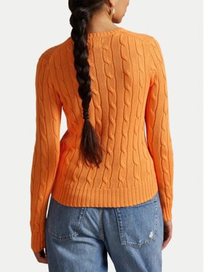 Polo Ralph Lauren Sweter 211971869014 Pomarańczowy Slim Fit