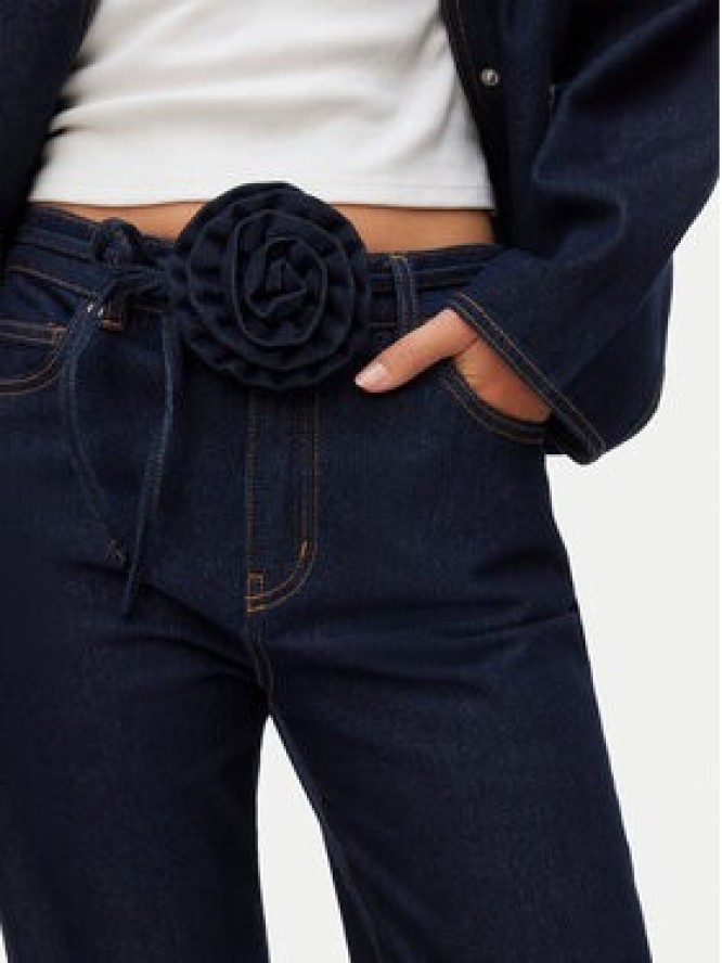 Vero Moda Jeansy Vmallison Mr Straight Rosebelt Jns Si346 10339315 Granatowy Regular Fit