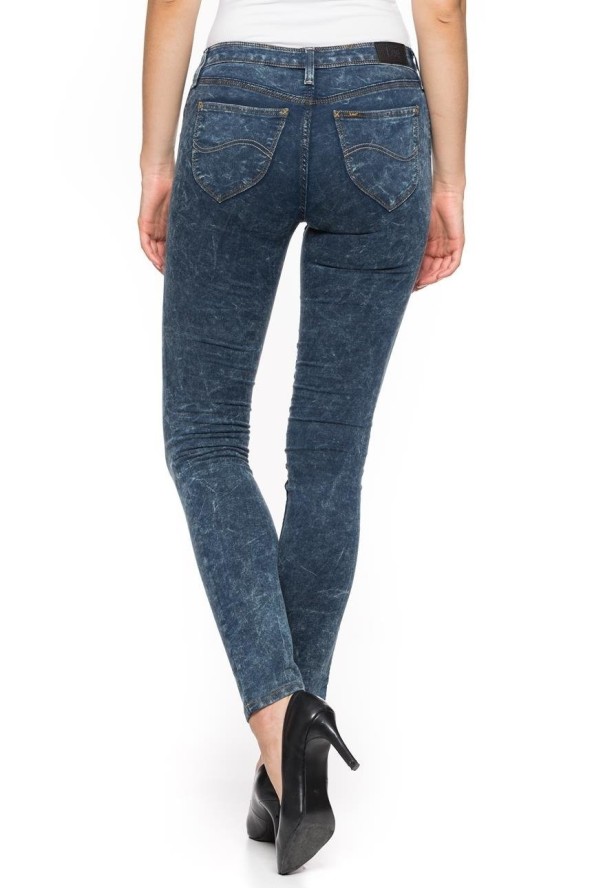 SPODNIE DAMSKIE LEE TOXEY MARBLE BLUE L527AQAS
