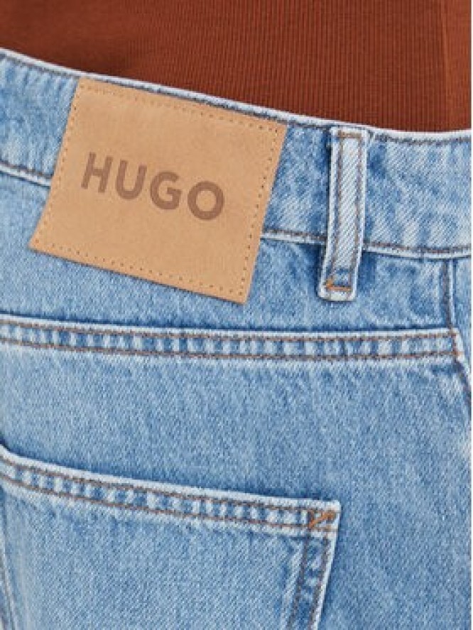 HUGO Jeansy Leni_S_B 50566130 Niebieski Loose Fit