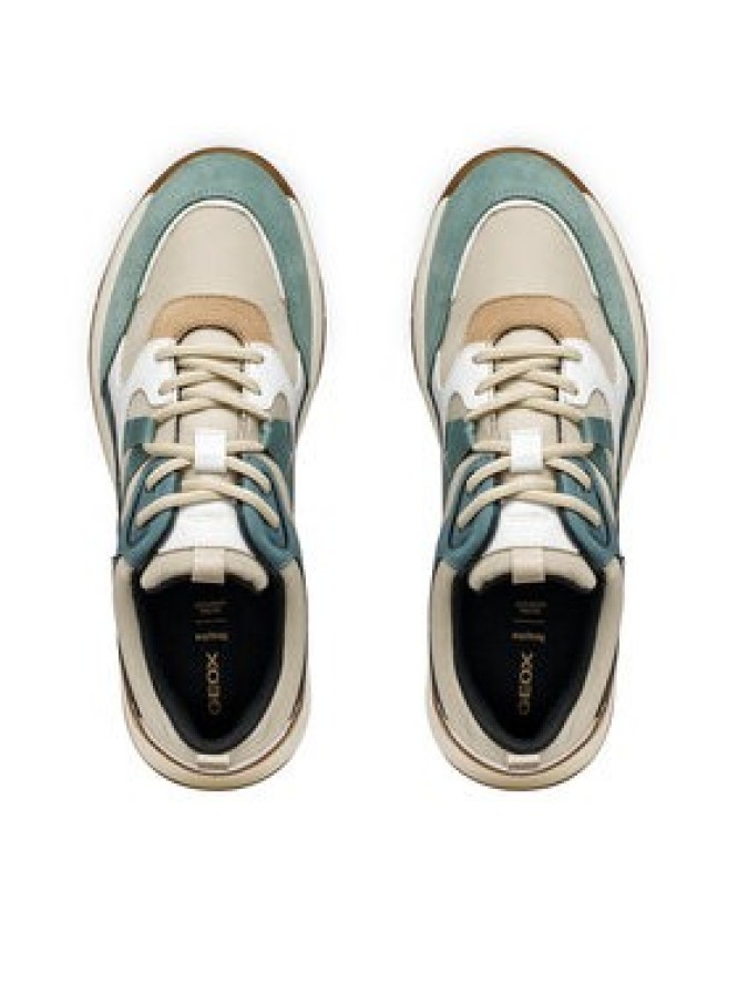 Geox Sneakersy D Berinike B Abx D563NB 011EK C5V4Y Beżowy