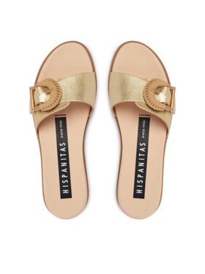 Hispanitas Klapki HV264816 C001 Złoty