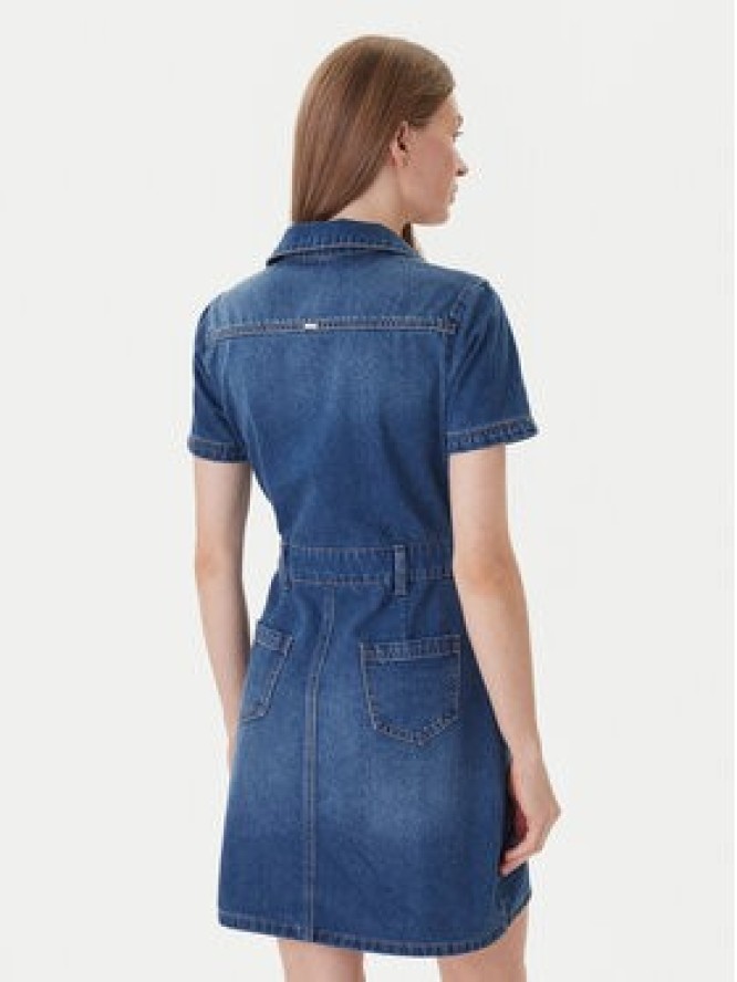 Morgan Sukienka jeansowa 241-ROGLA Niebieski Regular Fit