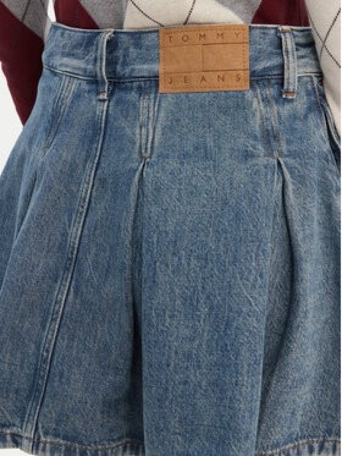 Tommy Jeans Spódnica jeansowa DW0DW21992 Niebieski Regular Fit
