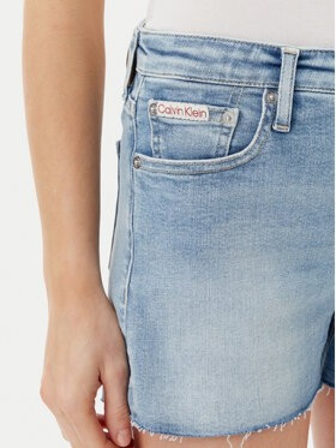 Calvin Klein Jeans Szorty jeansowe J20J225158 Niebieski Slim Fit