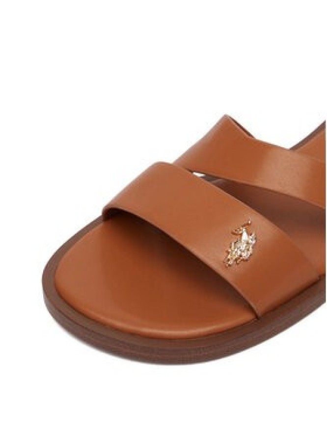 U.S. Polo Assn. Sandały EO-CASSIE003W/6Y1 Brązowy