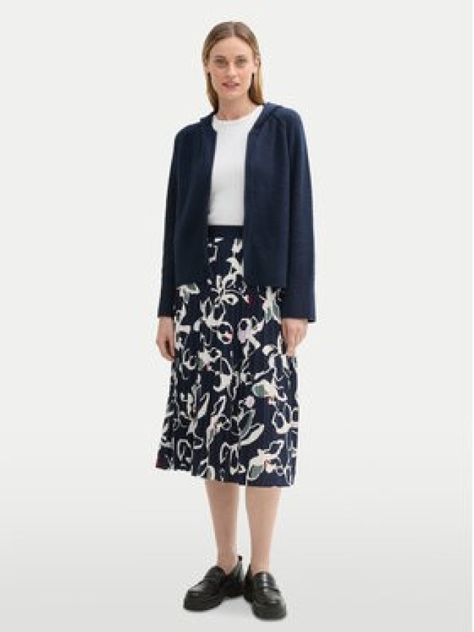 Tom Tailor Spódnica plisowana 1043057 Granatowy Regular Fit