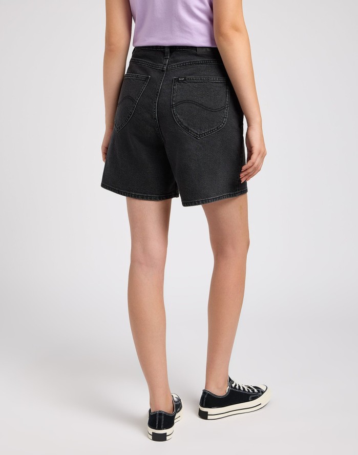 DAMSKIE SZORTY JEANSOWE LEE STELLA SHORT EDGE OF BLACK 112351261