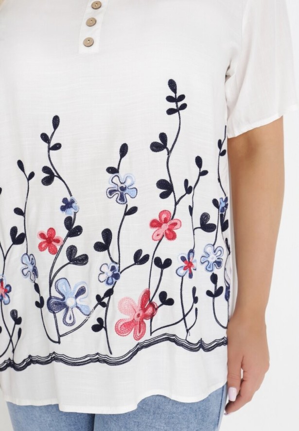 Biała Bluzka Euphthise