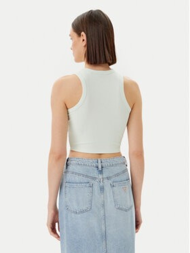 Guess Top V3GP19 K8RT2 Écru Slim Fit