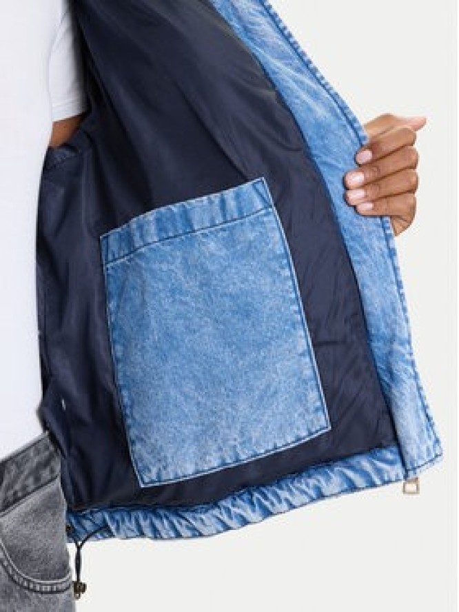 Guess Jeans Kurtka zimowa W5BL85 D6181 Niebieski Regular Fit