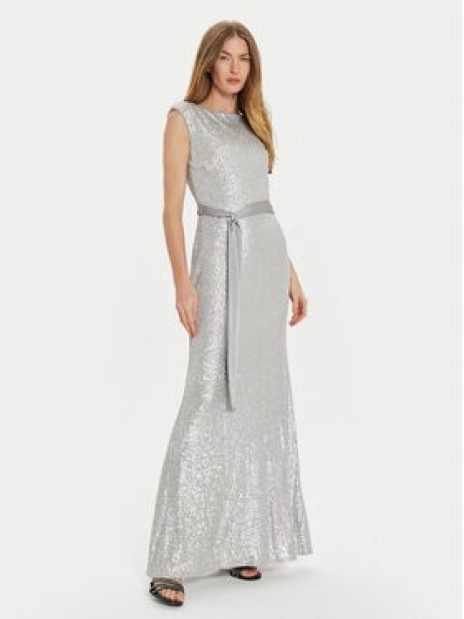 Joseph Ribkoff Sukienka wieczorowa 243775 Srebrny Regular Fit