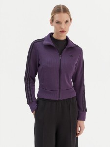 adidas Bluza Firebird Adicolor JY2615 Fioletowy Regular Fit