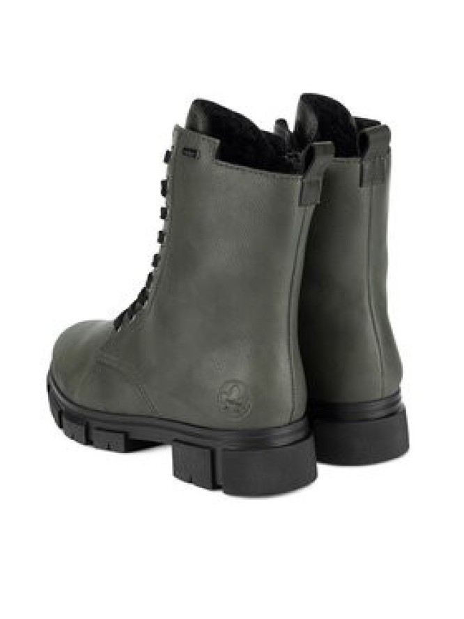 Rieker Botki Y7102-52 Zielony