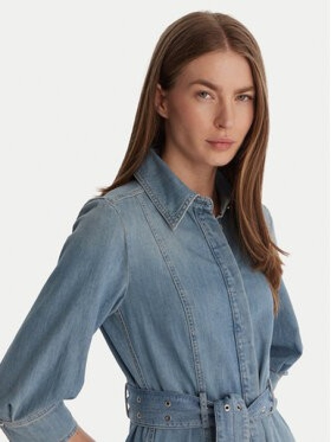 Marella Sukienka jeansowa Giambo 2613221024 Niebieski Regular Fit