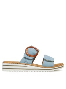 Rieker Klapki V0692-10 Niebieski