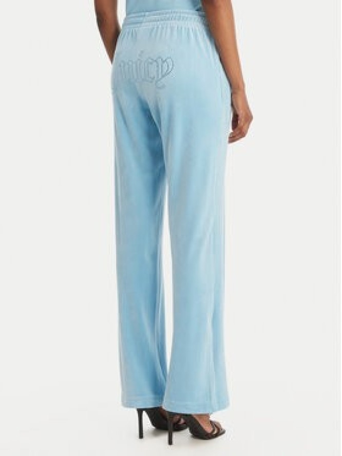 Juicy Couture Spodnie dresowe Tina JCWBJ126327 Błękitny Straight Leg