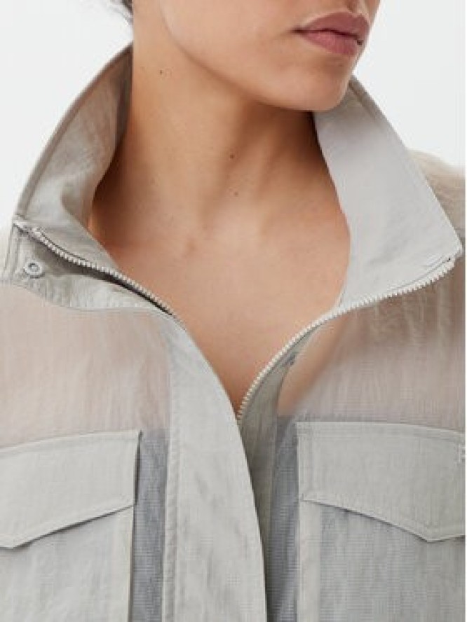 PINKO Kamizelka 104852 A2EK Szary Regular Fit